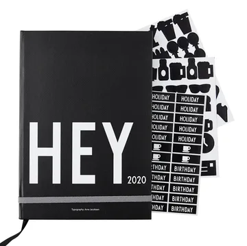 Design Letters Kalender 2020 - Schwarz - Design Letters