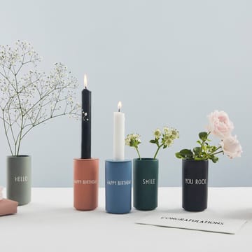 Design Letters Kerzenhalter für Vase & Espressotasse - Nude - Design Letters