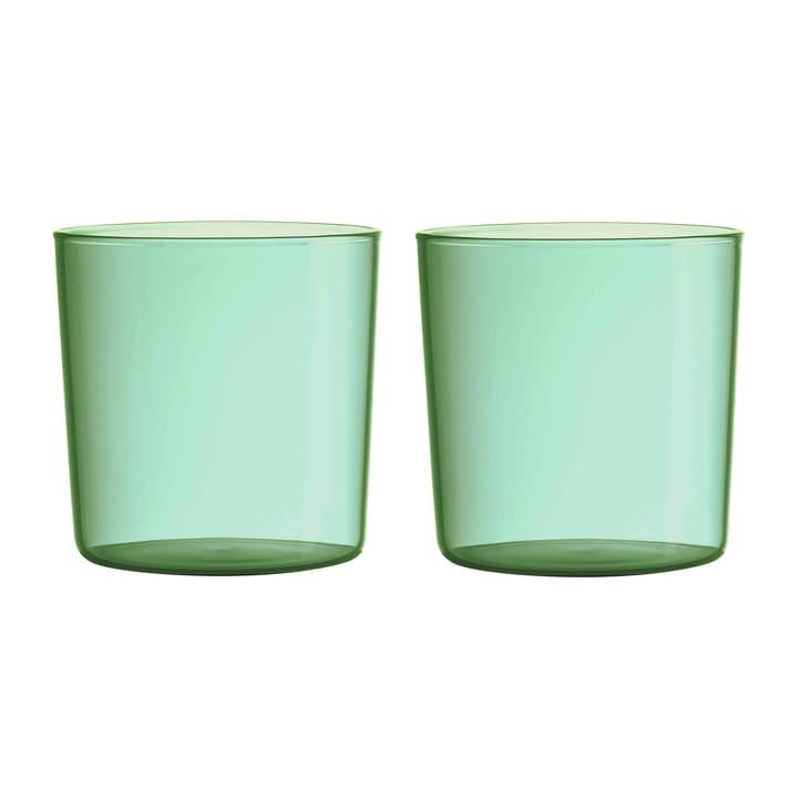 Design Letters Kids Eco Wasserglas 2er Pack - Green - Design Letters