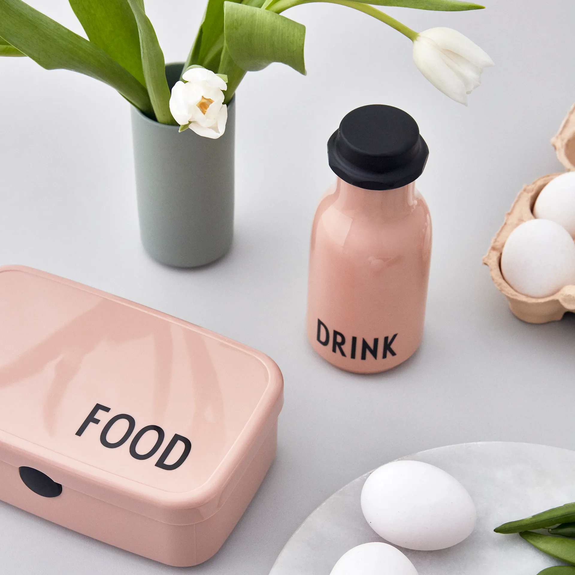 Design Letters Kids Trinkflasche, Nude Design Letters