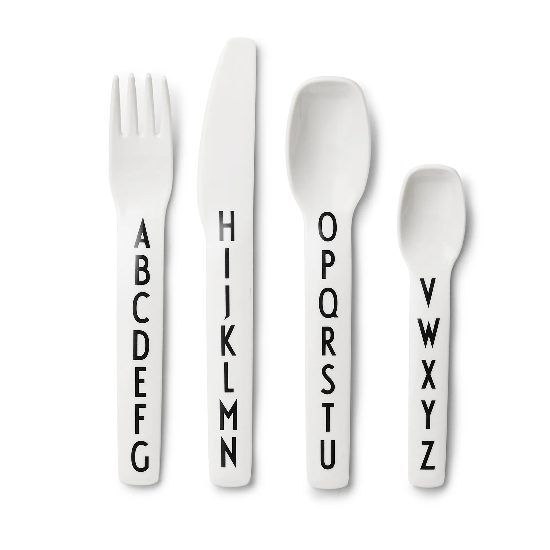 Design Letters Kinderbesteck, 4 Teile Design Letters