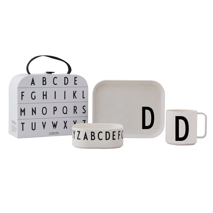 Design Letters Kindergeschirr Set - D - Design Letters