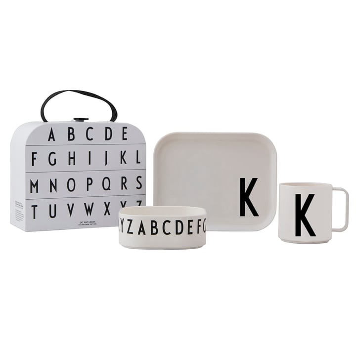 Design Letters Kindergeschirr Set - K - Design Letters
