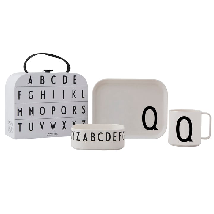 Design Letters Kindergeschirr Set - Q - Design Letters