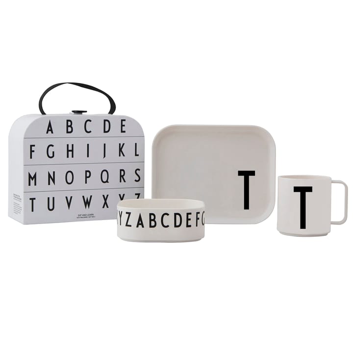 Design Letters Kindergeschirr Set - T - Design Letters