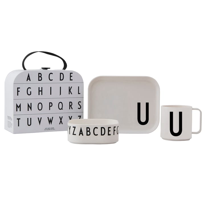 Design Letters Kindergeschirr Set - U - Design Letters