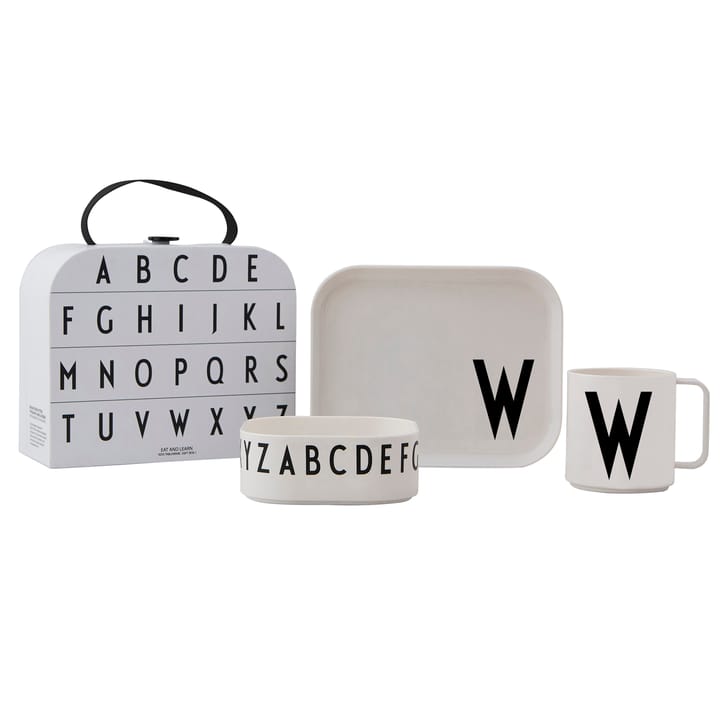 Design Letters Kindergeschirr Set - W - Design Letters