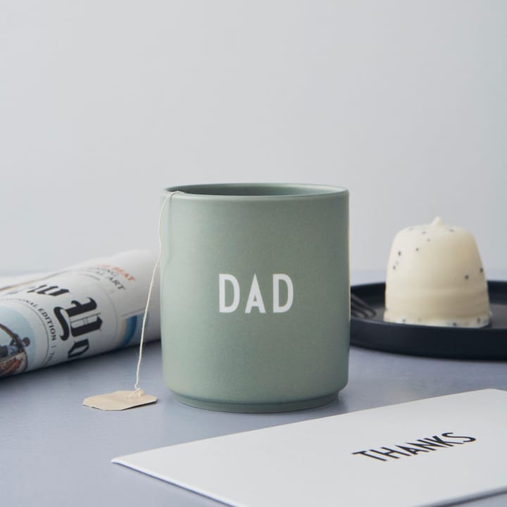 Design Letters Lieblingsbecher 25cl - Dad/Love (Grün) - Design Letters