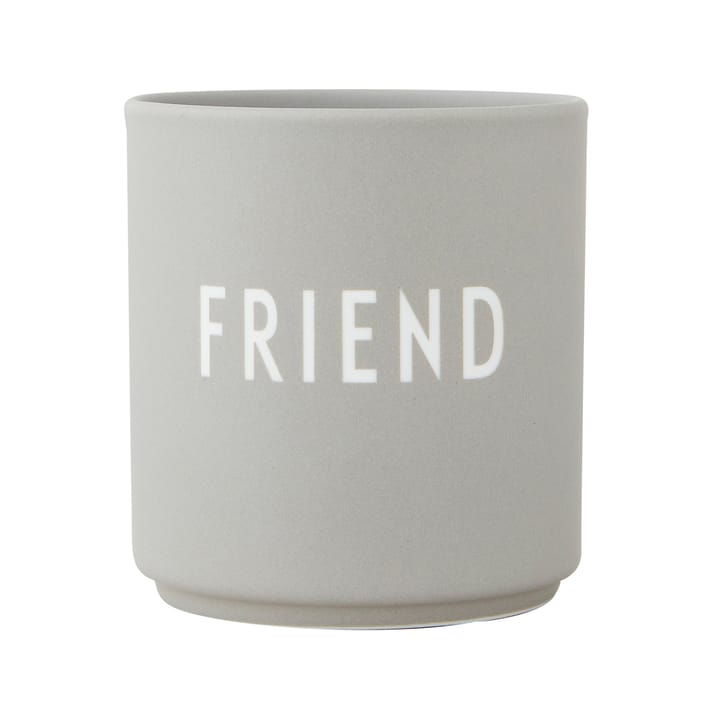 Design Letters Lieblingsbecher 25cl - Friend (Grau) - Design Letters