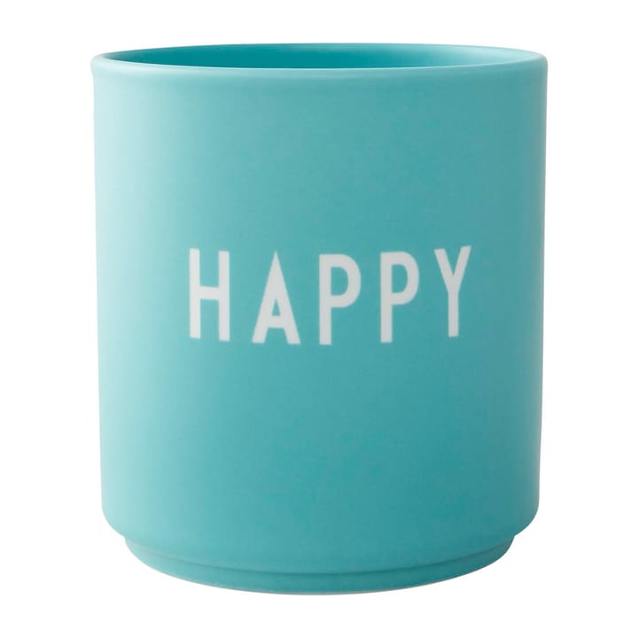 Design Letters Lieblingsbecher 25cl - Happy-aqua blue - Design Letters