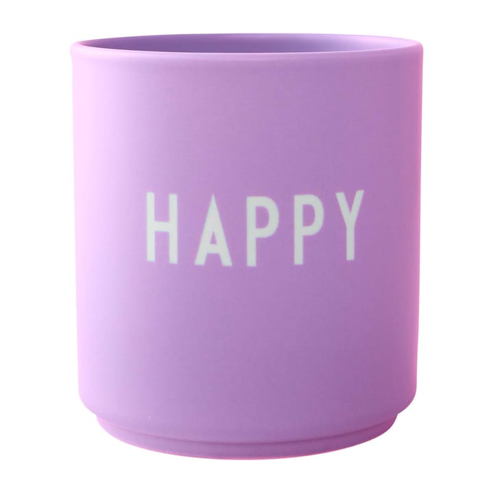 Design Letters Lieblingsbecher 25cl - Happy (Lila) - Design Letters