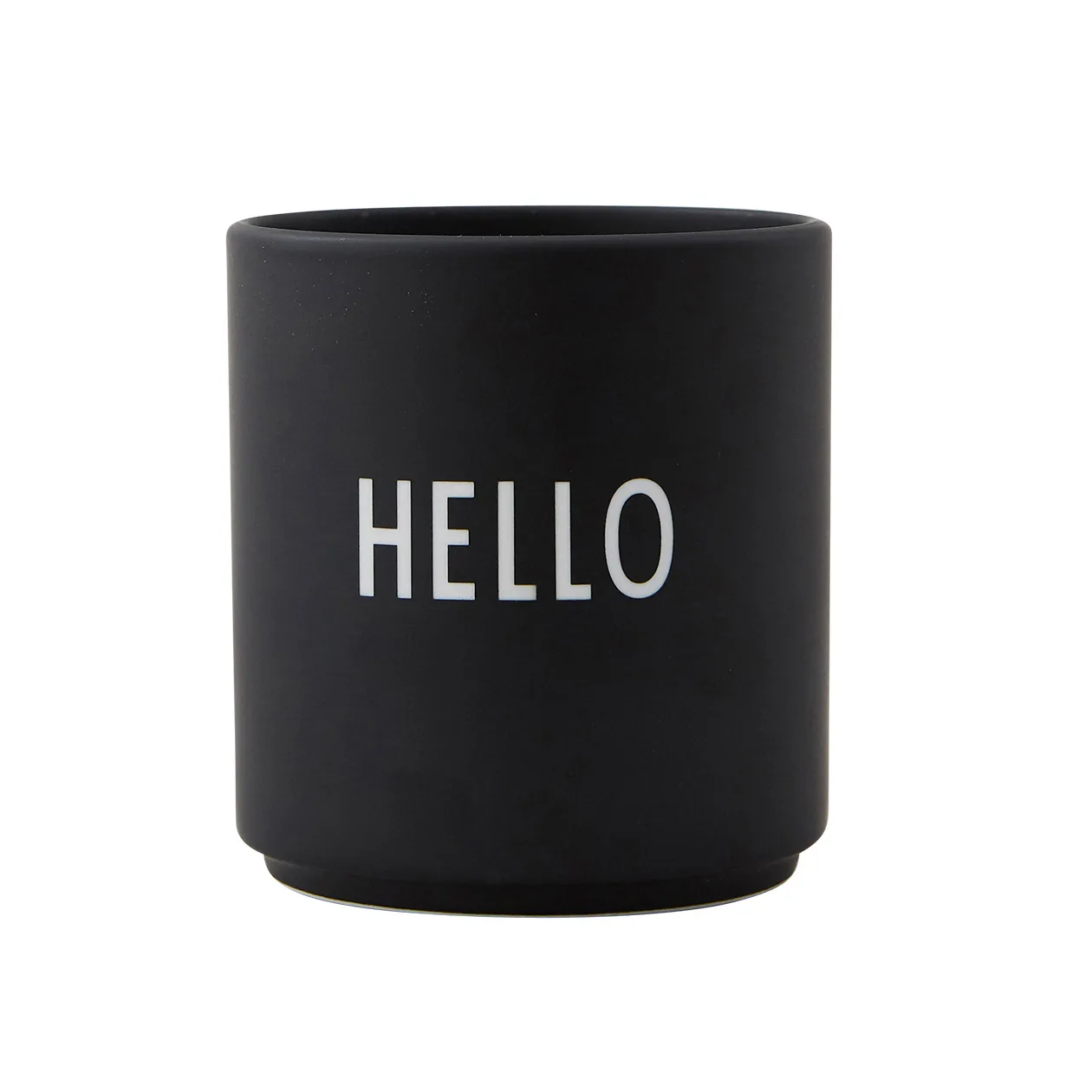 Design Letters Lieblingsbecher 25cl, Hello-black Design Letters