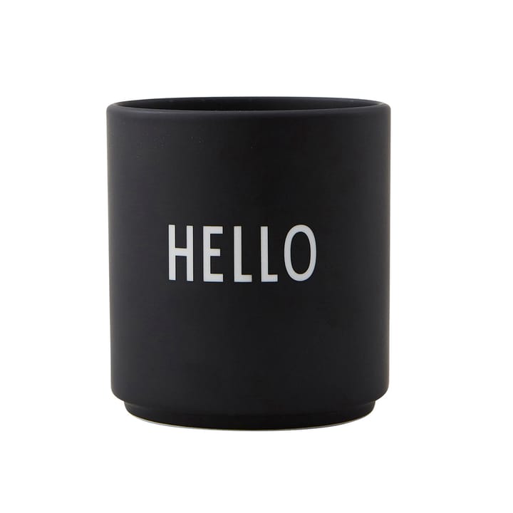 Design Letters Lieblingsbecher 25cl - Hello-black - Design Letters