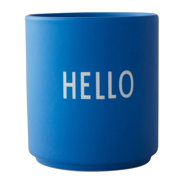 Design Letters Lieblingsbecher 25cl - Hello-cobalt blue - Design Letters