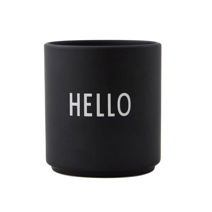 Design Letters Lieblingsbecher 25cl - Hello (Schwarz) - Design Letters