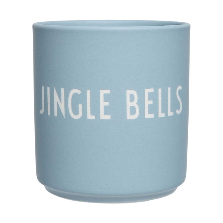 Design Letters Lieblingsbecher 25cl - Jingle bells-light blue - Design Letters