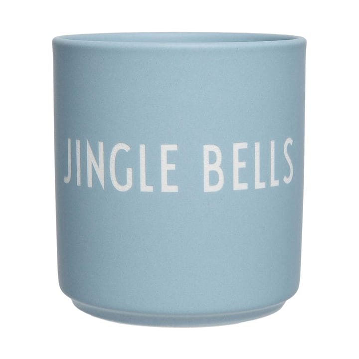 Design Letters Lieblingsbecher 25cl - Jingle bells-light blue - Design Letters