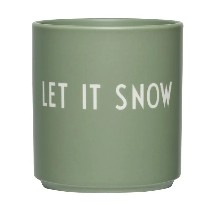 Design Letters Lieblingsbecher 25cl, Let it snow Design Letters