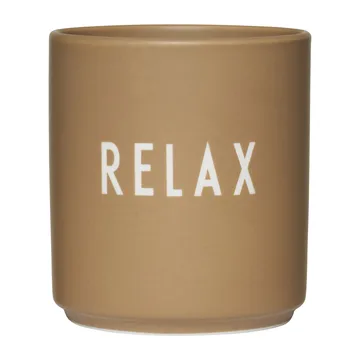 Design Letters Lieblingsbecher 25cl - Rela x -camel - Design Letters