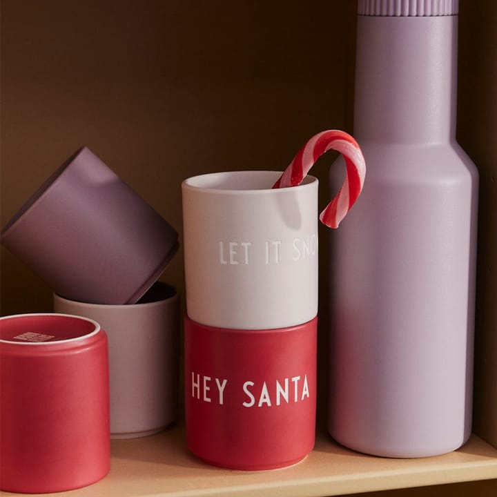 Design Letters Lieblingsbecher 25cl - Santa-faded rose - Design Letters