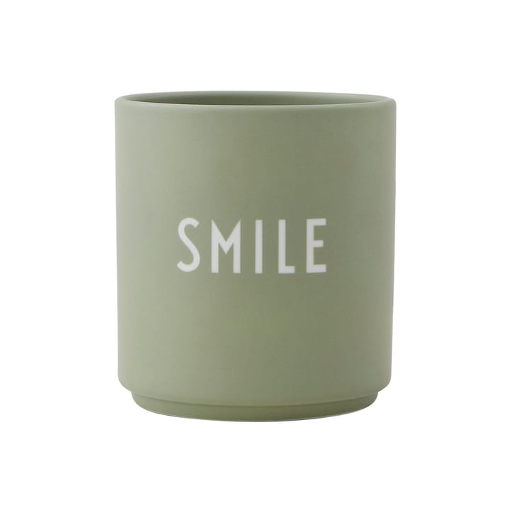 Design Letters Lieblingsbecher 25cl - Smile (Grün) - Design Letters