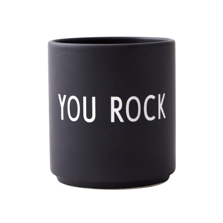 Design Letters Lieblingsbecher 25cl - You rock-black - Design Letters