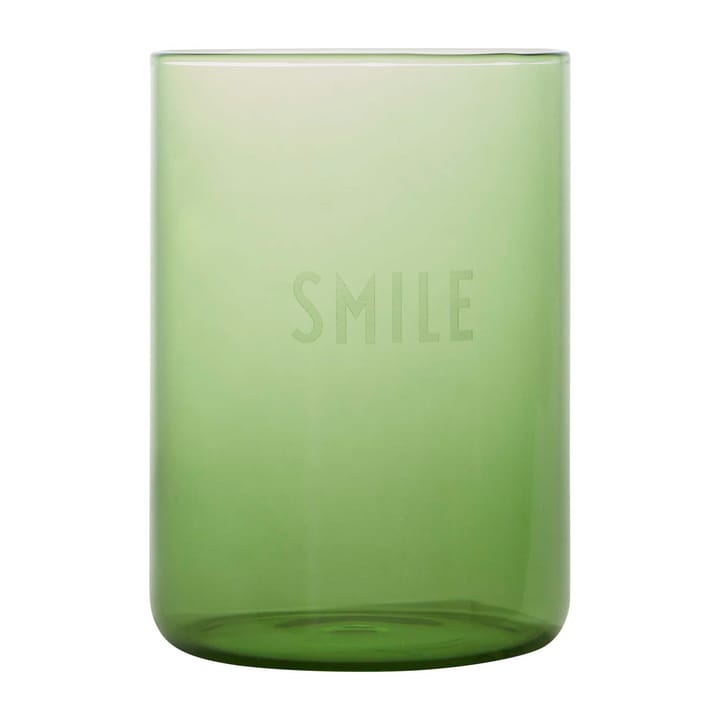 Design Letters Lieblingsglas 35 cl - Smile-green - Design Letters