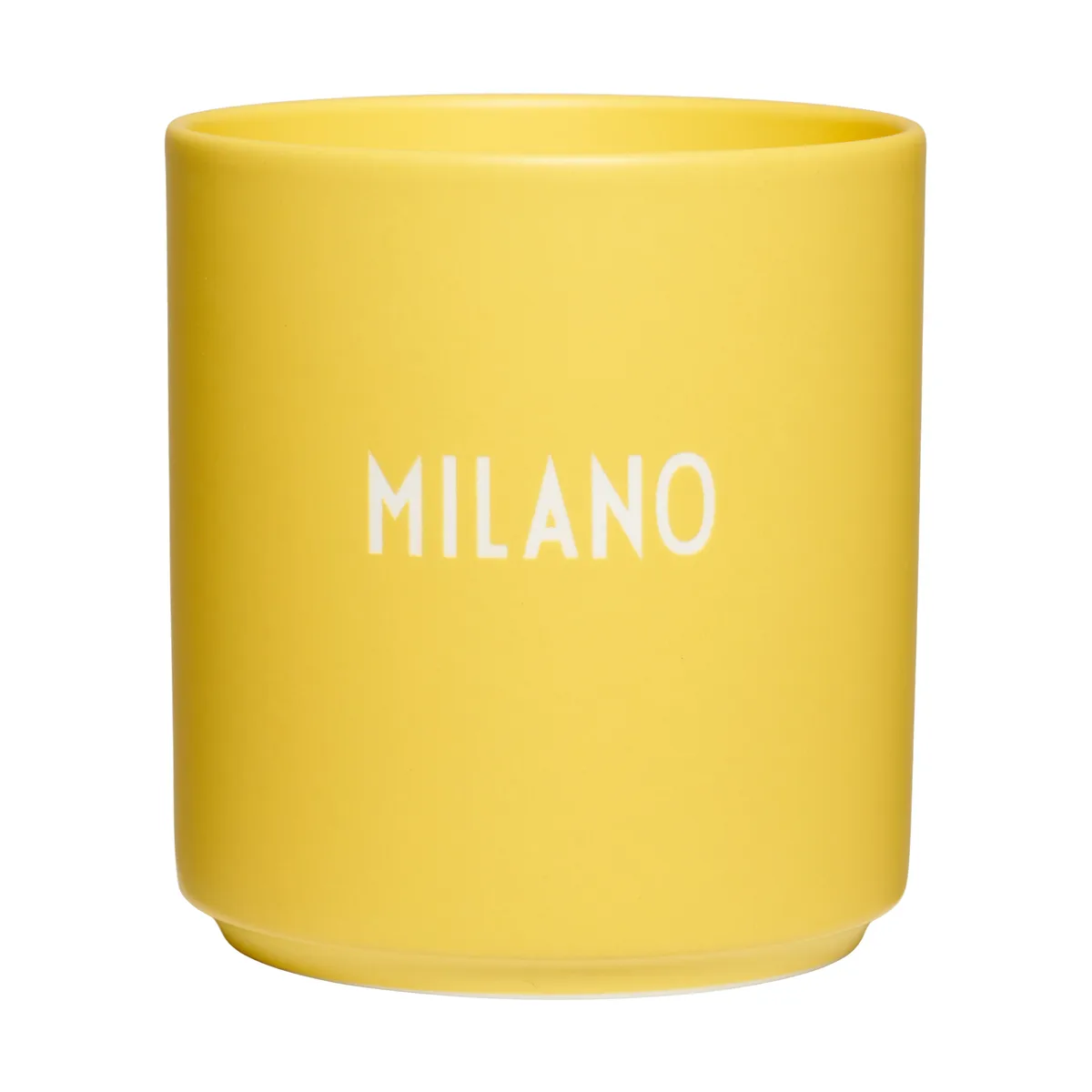 Design Letters Design Letters Lieblingstasse International 25 cl Milano-yellow