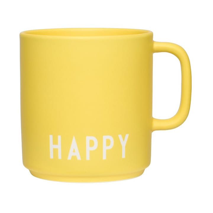 Design Letters Lieblingstasse mit Henkel 25cl - Yellow - Design Letters