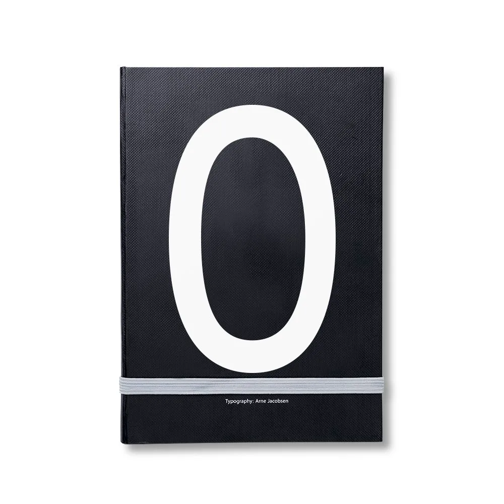 Design Letters Notizbuch persönlich, O Design Letters