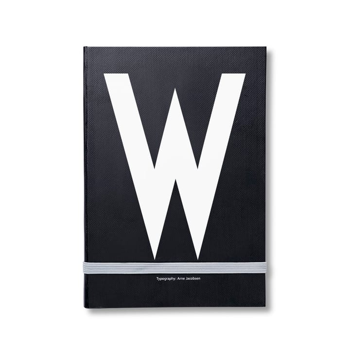 Design Letters Notizbuch persönlich - W - Design Letters