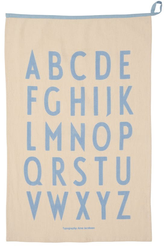 Design Letters Premium classic Küchenhandtuch 50x70cm - ABC-blau - Design Letters