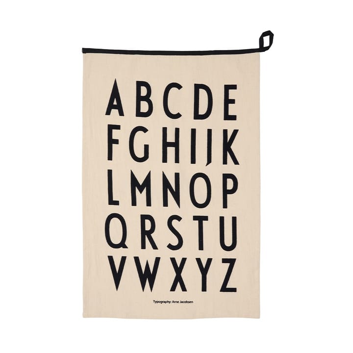 Design Letters Premium classic Küchenhandtuch 50x70cm - ABC-schwarz - Design Letters