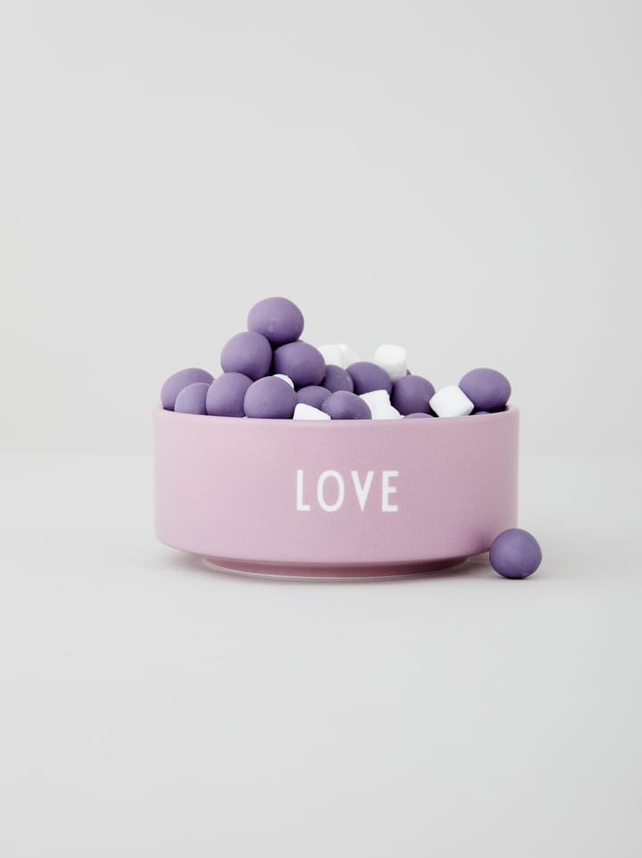 Design Letters Snack-Schale Ø12 cm - Love-lavender - Design Letters