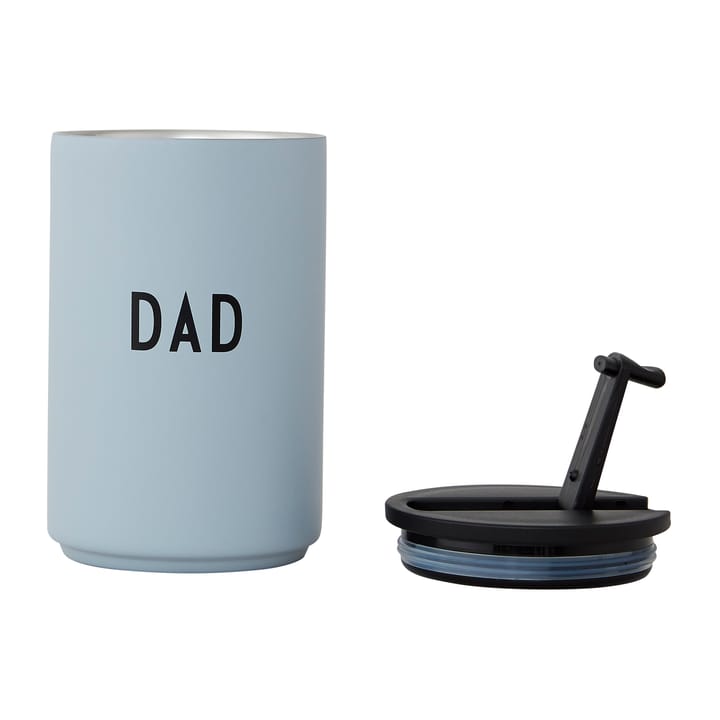 Design Letters Thermosbecher - Light grey-dad - Design Letters