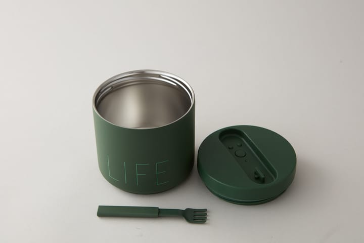 Design Letters Thermosbox groß - Life-myrtle green - Design Letters