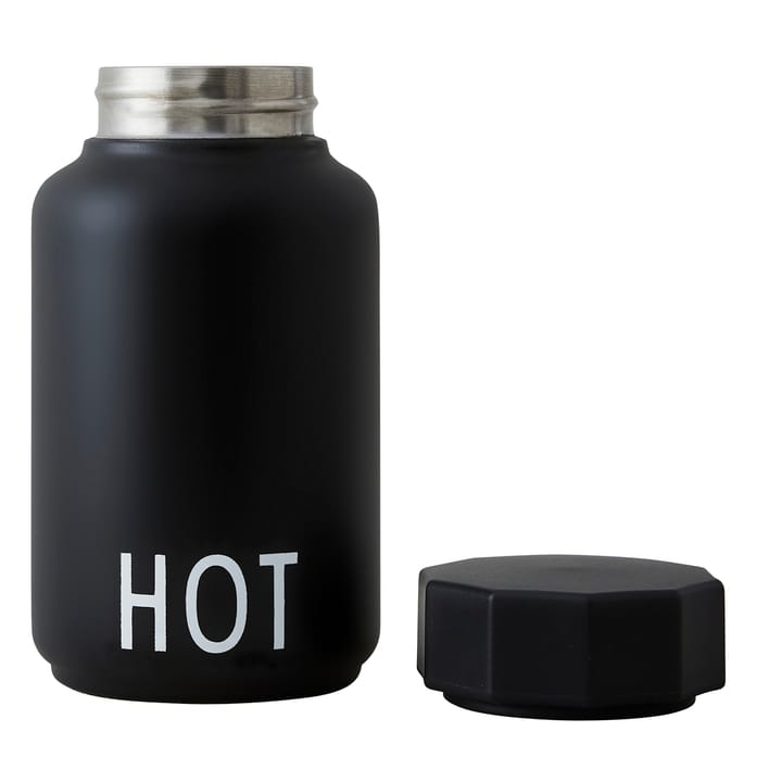 Design Letters Thermosflasche klein, Schwarz Design Letters
