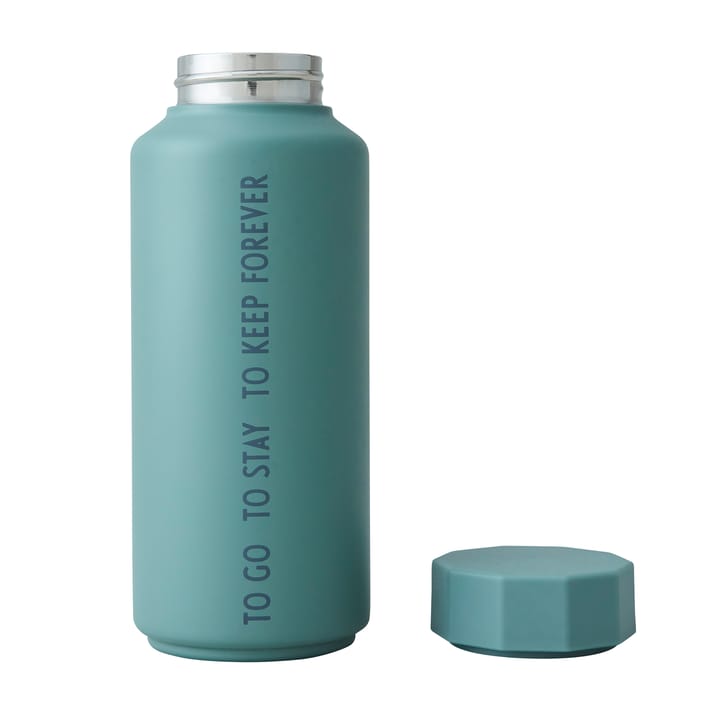 Design Letters Thermosflasche special edition - Dusty green - Design Letters