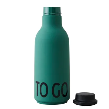 Design Letters TO GO Trinkflasche - Dunkelgrün - Design Letters