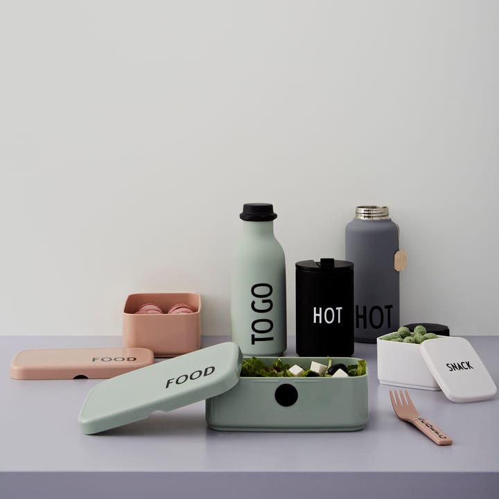 Design Letters TO GO Trinkflasche, Grün Design Letters