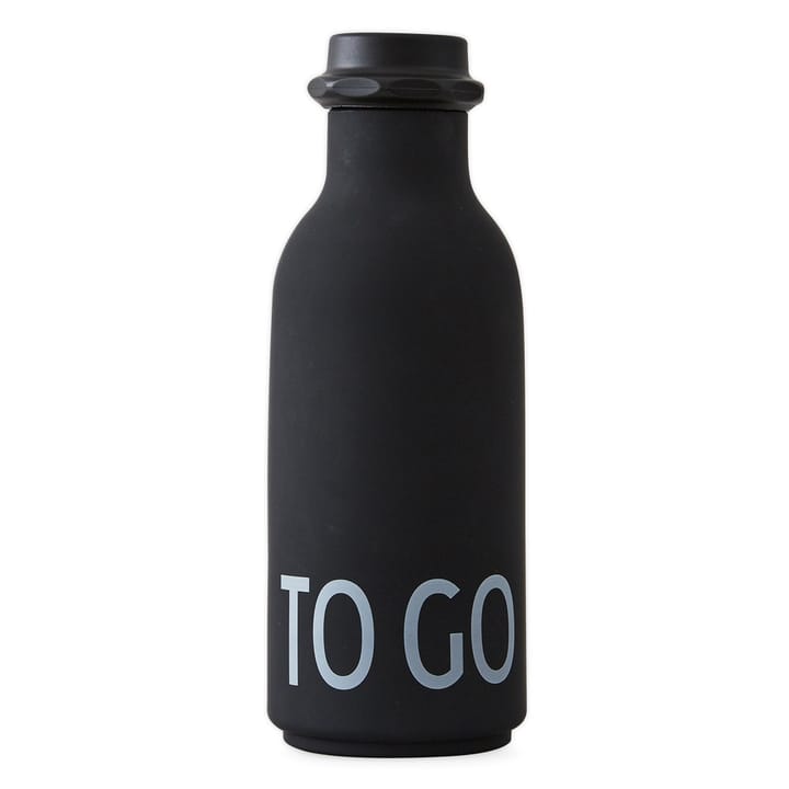 Design Letters TO GO Trinkflasche - Schwarz - Design Letters