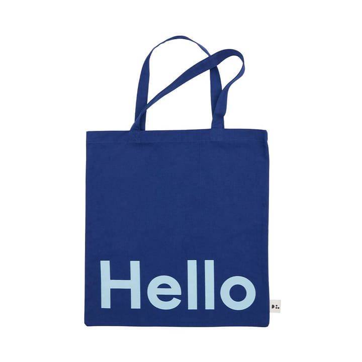 Design Letters Tote Bag Tasche, Hello-dunkelblau Design Letters