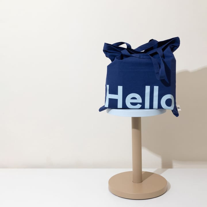 Design Letters Tote Bag Tasche, Hello-dunkelblau Design Letters