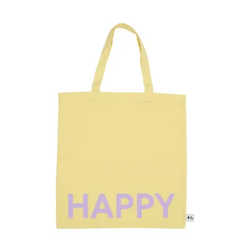 Design Letters Tote Bag Tasche - Yellow-pink - Design Letters