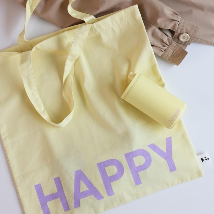 Design Letters Tote Bag Tasche - Yellow-pink - Design Letters
