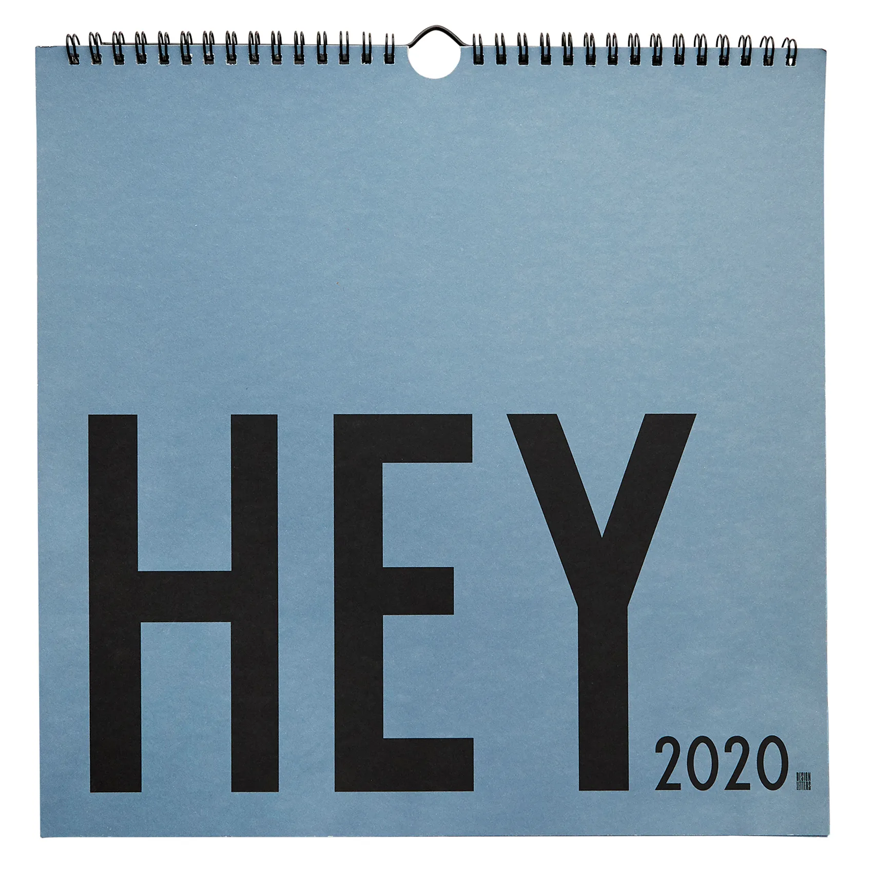Design Letters Wandkalender 2020, Blau Design Letters