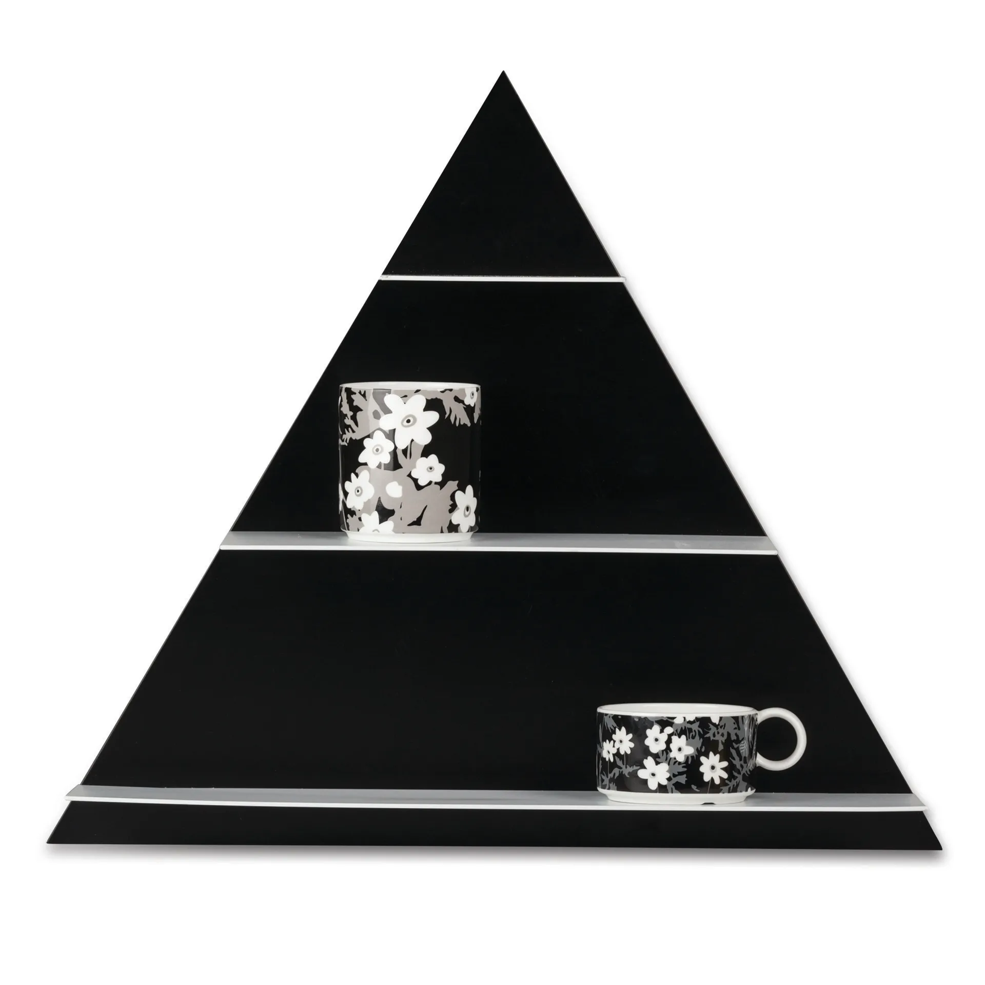 Design Letters Wandregal Triangle, Schwarz Design Letters