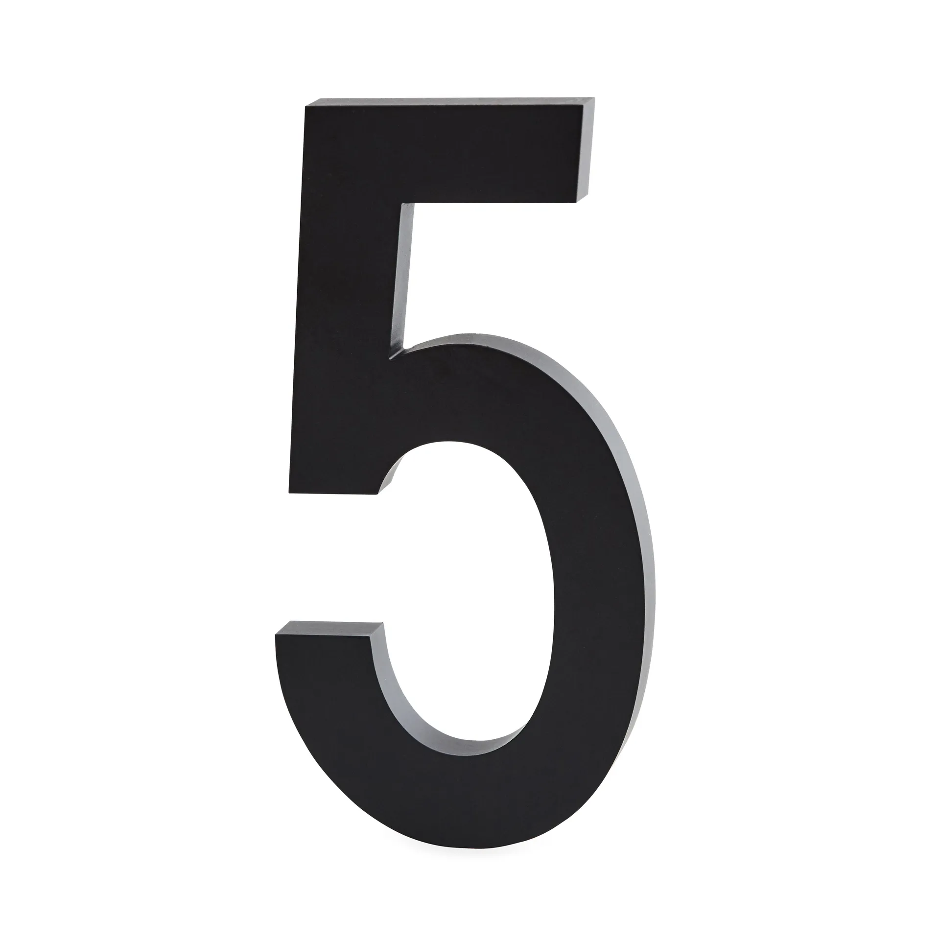 Design Letters Ziffern Aluminium 100mm, 5 Design Letters