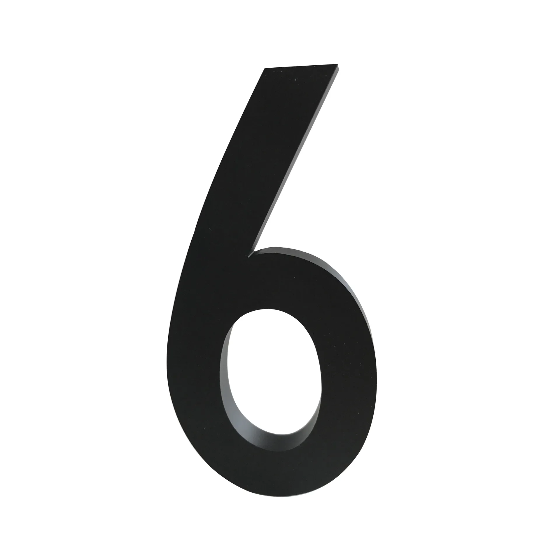 Design Letters Ziffern Aluminium 100mm, 6 Design Letters