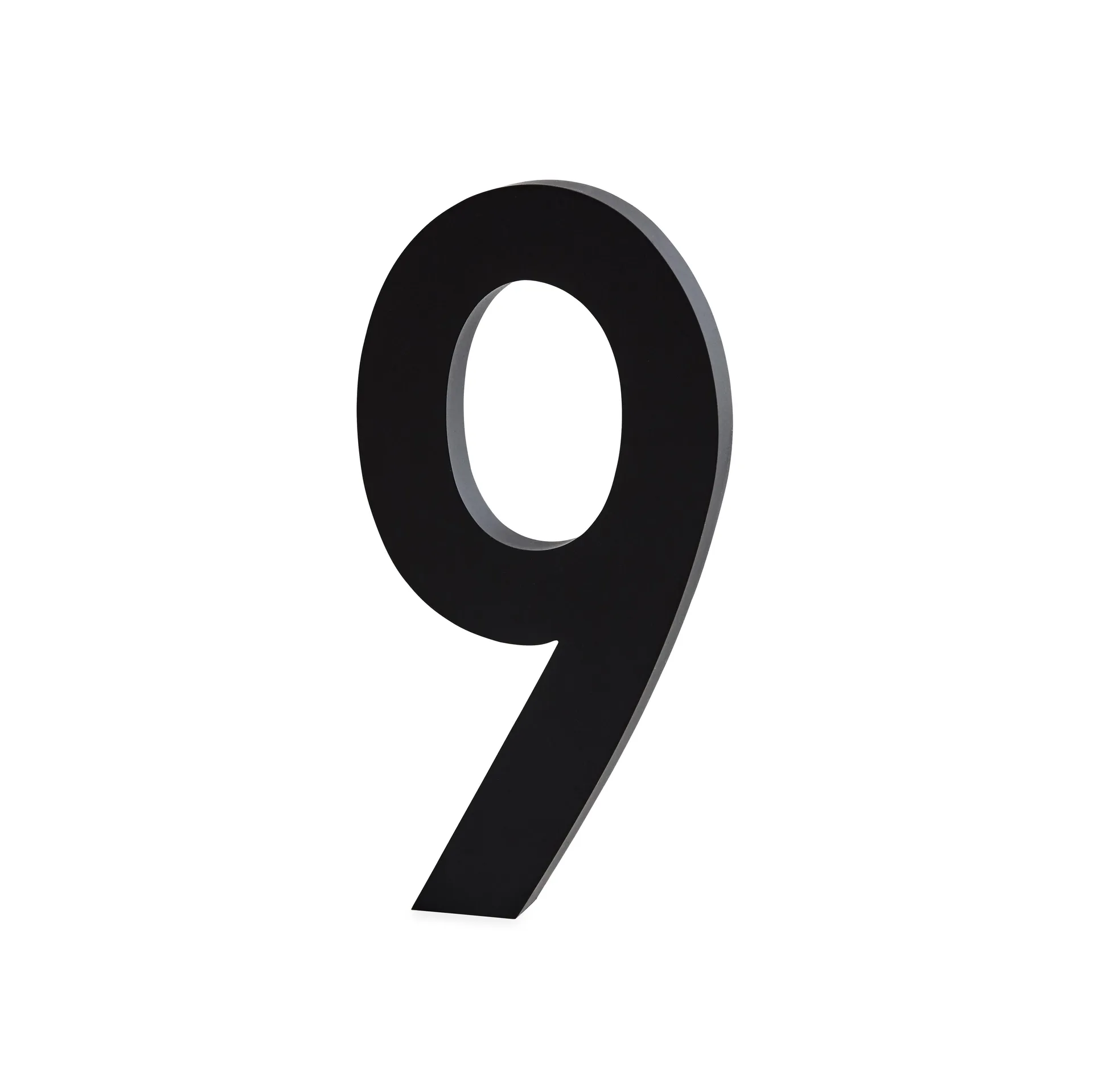 Design Letters Ziffern Aluminium 50mm, 9 Design Letters